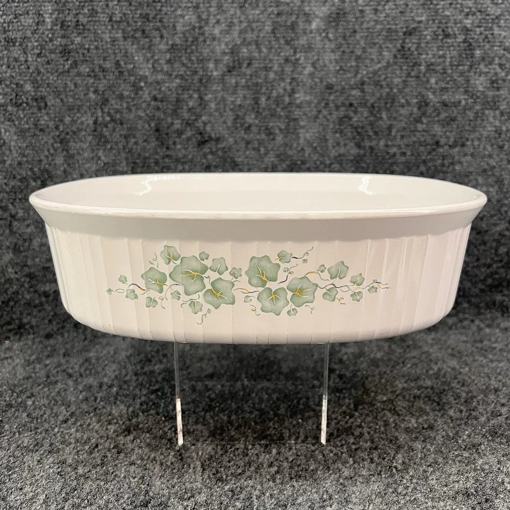 Corning Ware Callaway Ivy Oval Casserole Dish F-2-B 2.8 Liter 3 Quart No Lid
